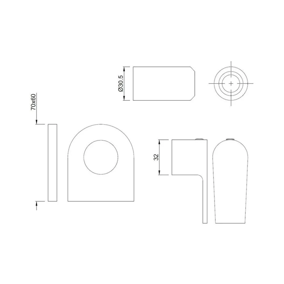 Jaquar basin area stop valve Aria ARI-CHR-39083K Chrome - image 2