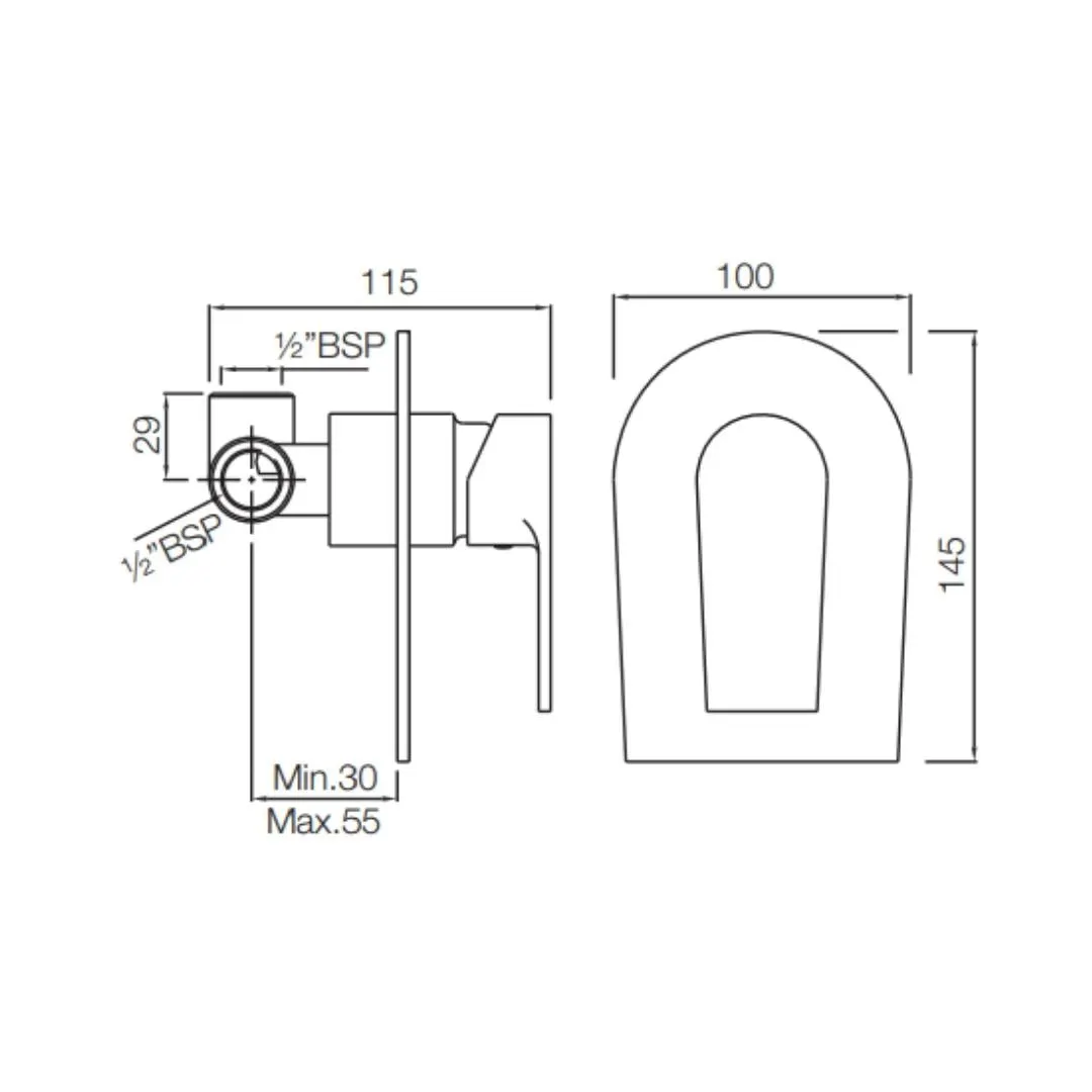 Jaquar 1 way diverter Aria normal flow ARI-CHR-39227K Chrome - image 2