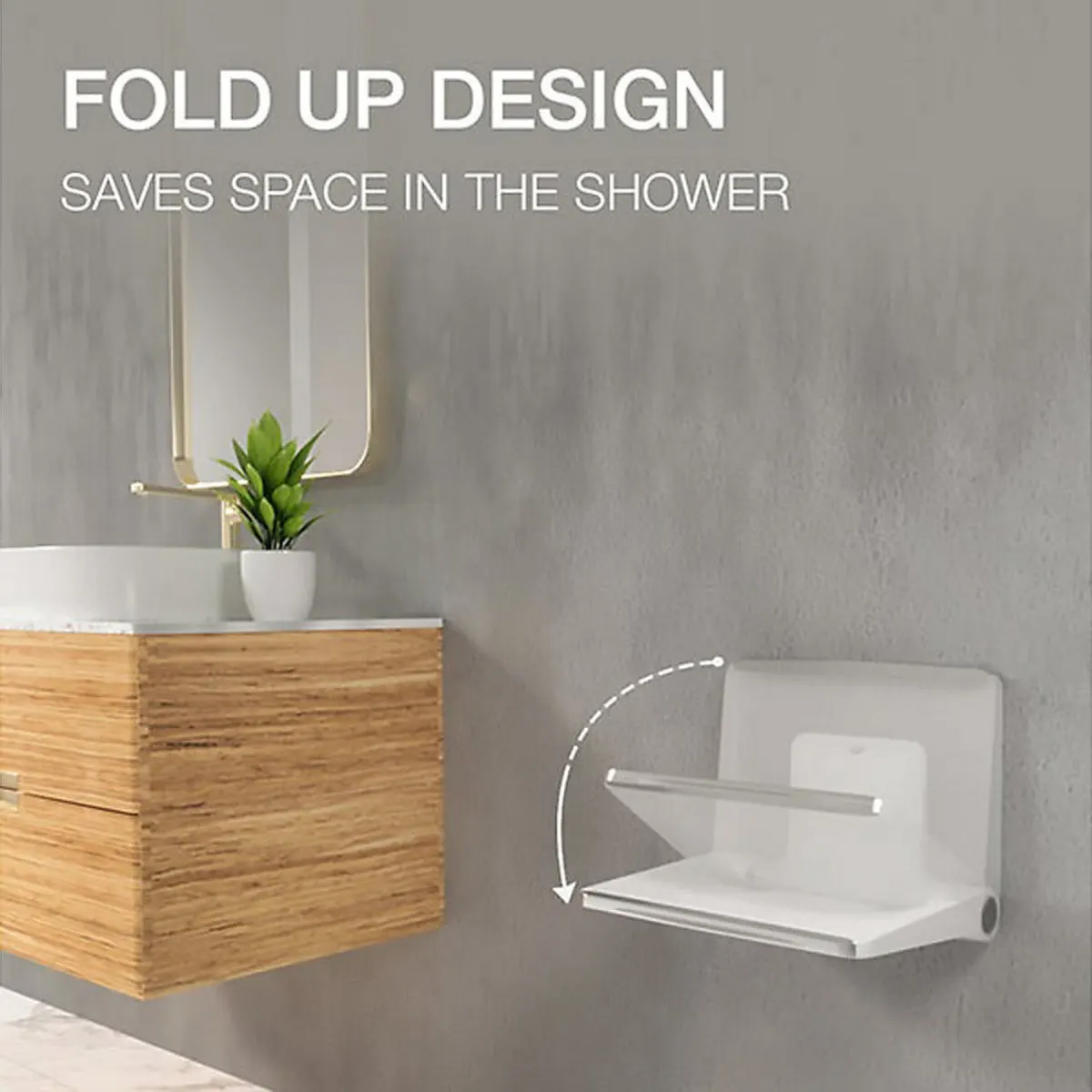 Kohler shower seat 20526IN-0 20526IN-0 White - image 3
