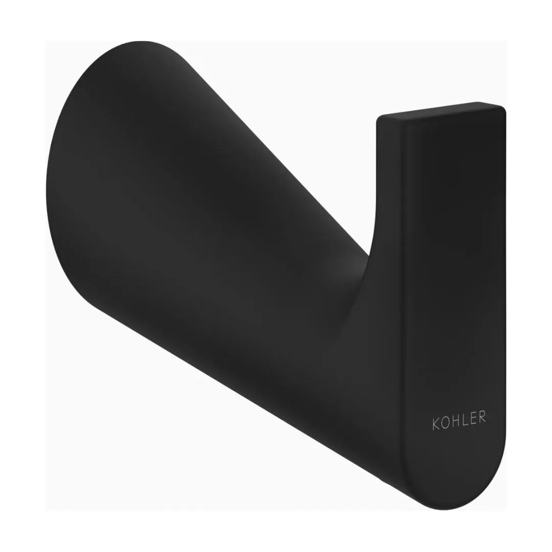 Kohler robe hook Accent series 25349IN-BL 25349IN-BL Matte Black - image 1