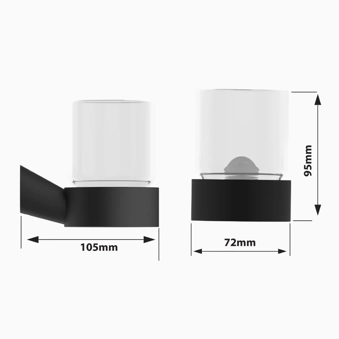 Kohler tumbler holder Accent series 25428IN-BL 25428IN-BL Matte Black - image 5
