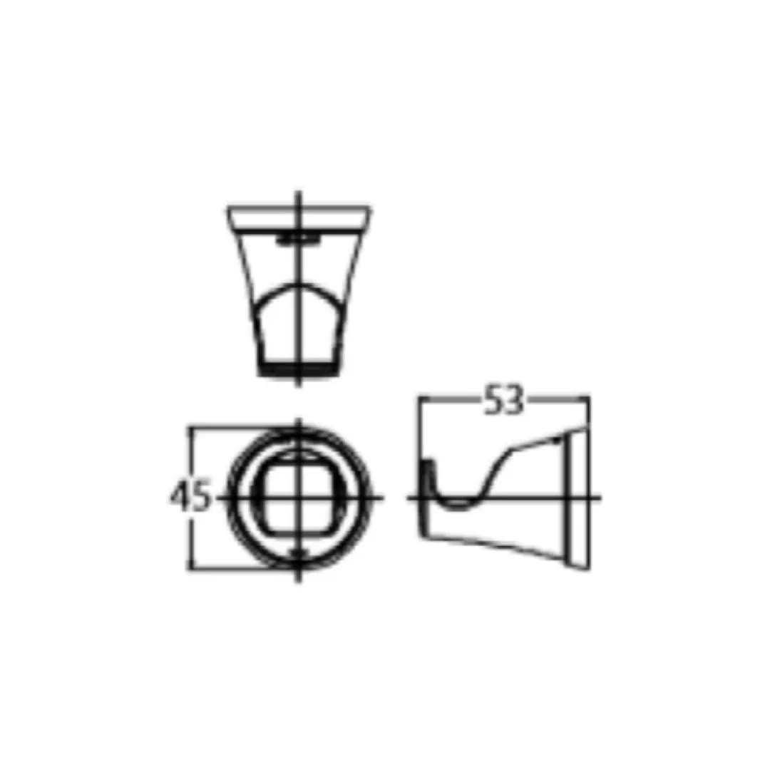 Kohler robe hook Complementary series 5635IN-CP 5635IN-CP Chrome - image 5