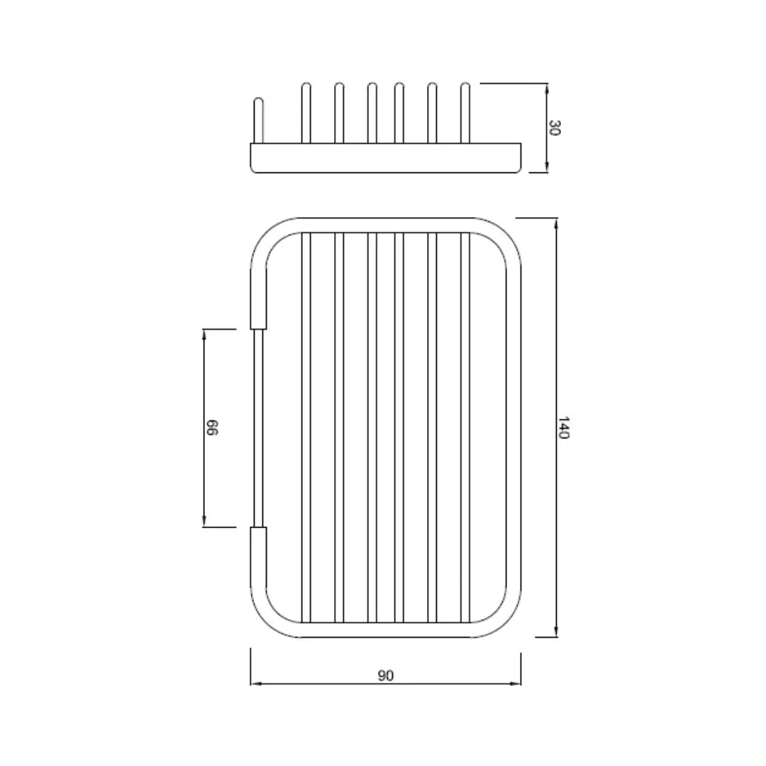 Jaquar shower basket Continental series ACN-BLM-1177N Black Matt - image 2