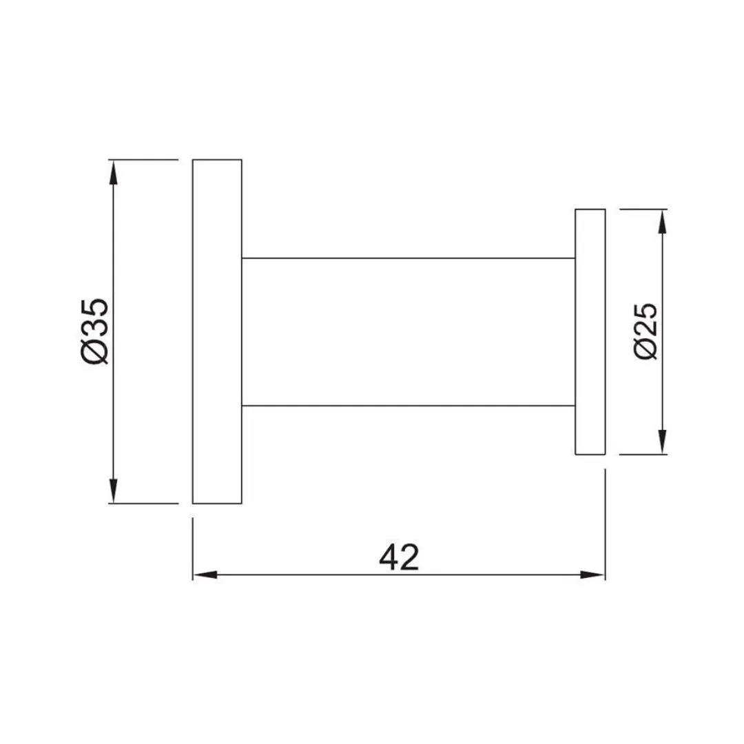 Jaquar robe hook Continental series ACN-BLM-1191N Black Matt - image 2