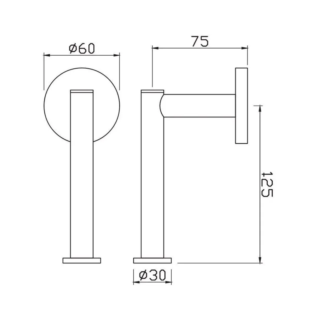 Jaquar toilet roll holder Continental series ACN-CHR-1155S Chrome - image 2