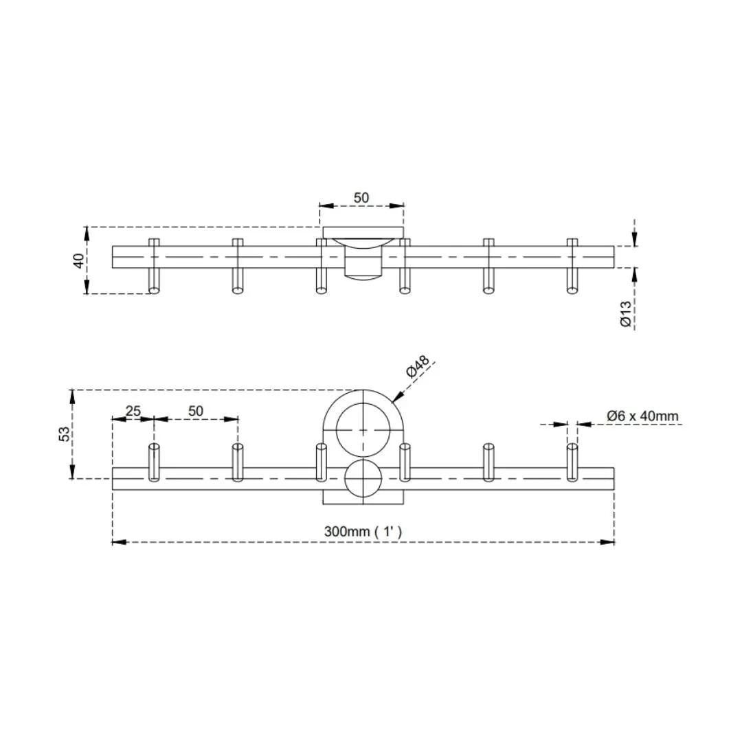 Cera robe hook Ormond Range series F5003113CH F5003113CH Chrome - image 2