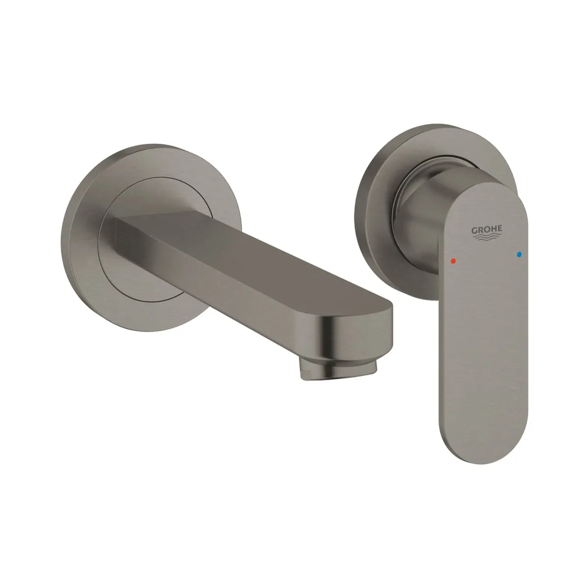 Grohe wall mounted basin mixer eurosmart cosmopolitan 19381ALC 19381ALC Brushed Hard Graphite - image 1