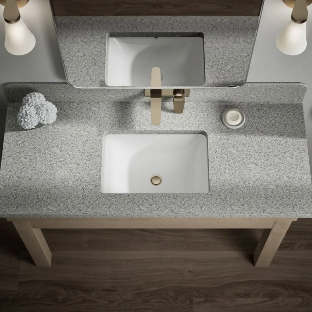Kohler wall mounted basin mixer aleo K-21969IN-4ND-BV 21969IN-4ND-BV Brushed Bronze - image 6