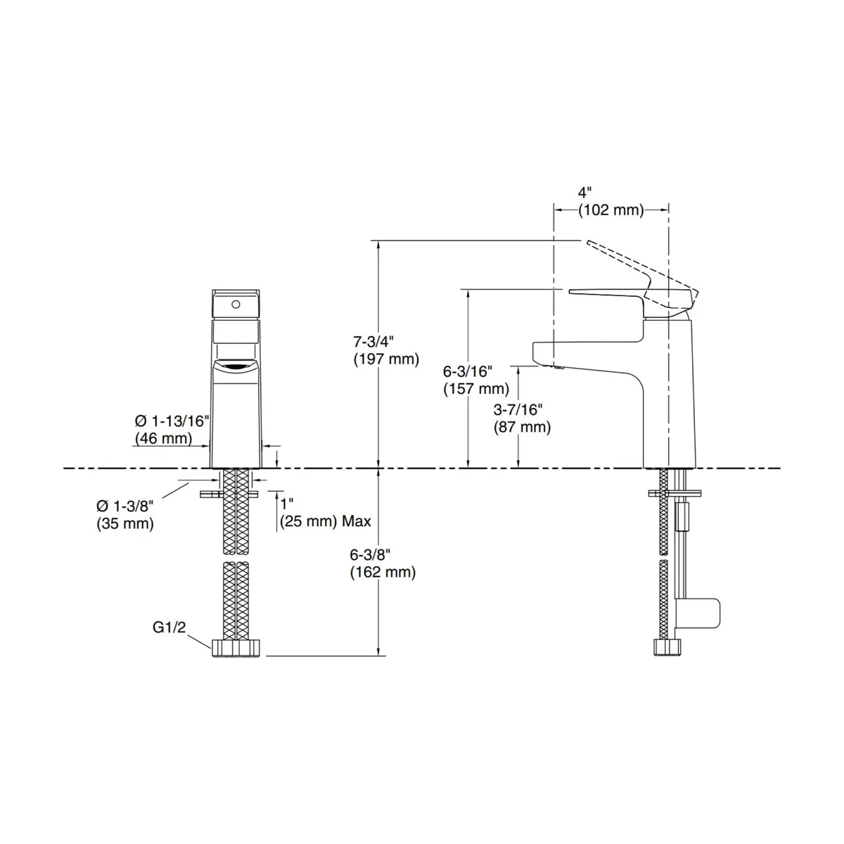 Kohler table mounted regular basin mixer hone K-22534IN-4AND-CP 22534IN-4AND-CP Chrome - image 8