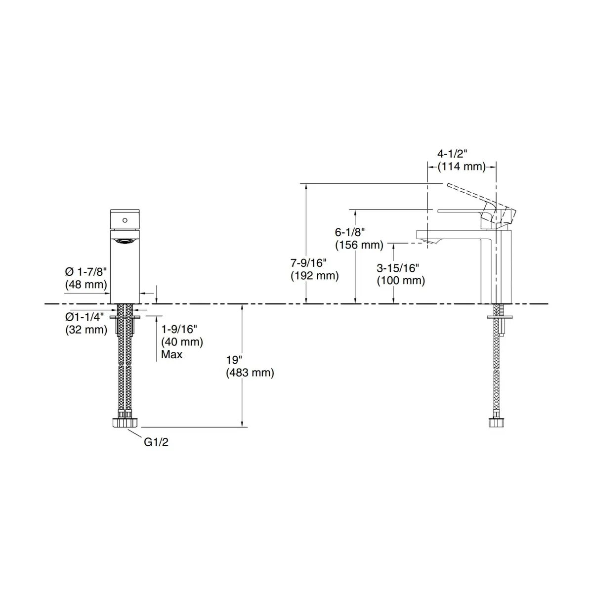 Kohler table mounted regular basin mixer parallel K-23472IN-4ND-RGD 23472IN-4ND-RGD Rose Gold - image 2
