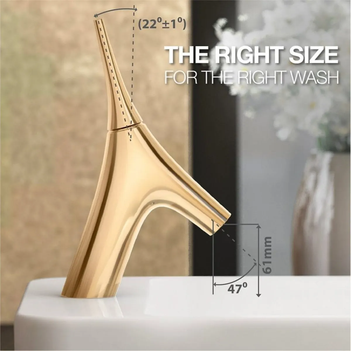 Kohler table mounted regular basin mixer vive K-23966IN-4ND-AF 23966IN-4ND-AF French Gold - image 4