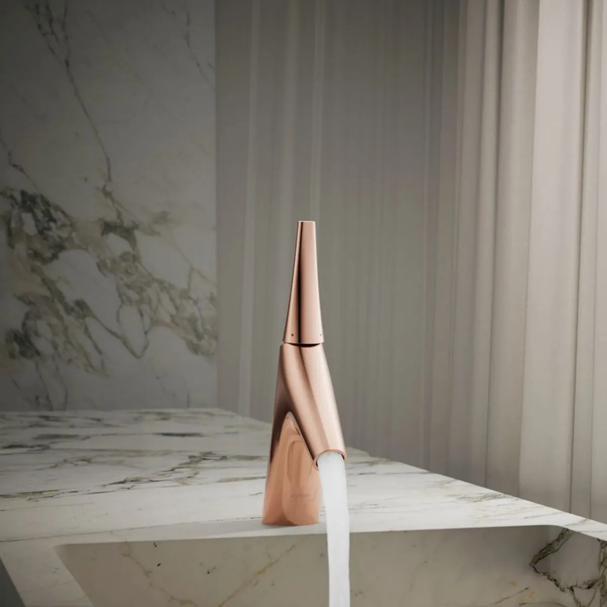 Kohler table mounted regular basin mixer vive K-23966IN-4ND-RGD 23966IN-4ND-RGD Rose Gold - image 5