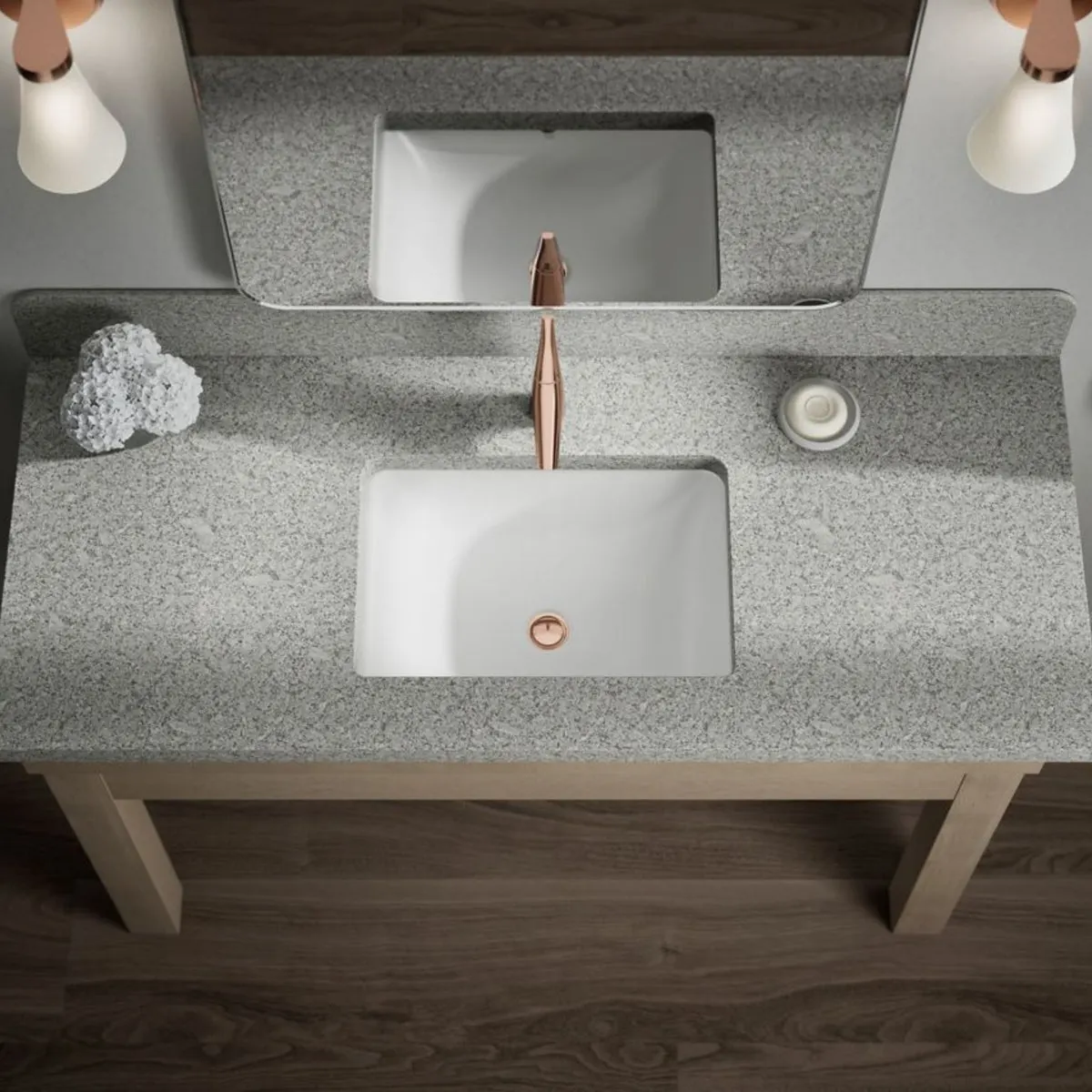 Kohler table mounted regular basin mixer vive K-23966IN-4ND-RGD 23966IN-4ND-RGD Rose Gold - image 7