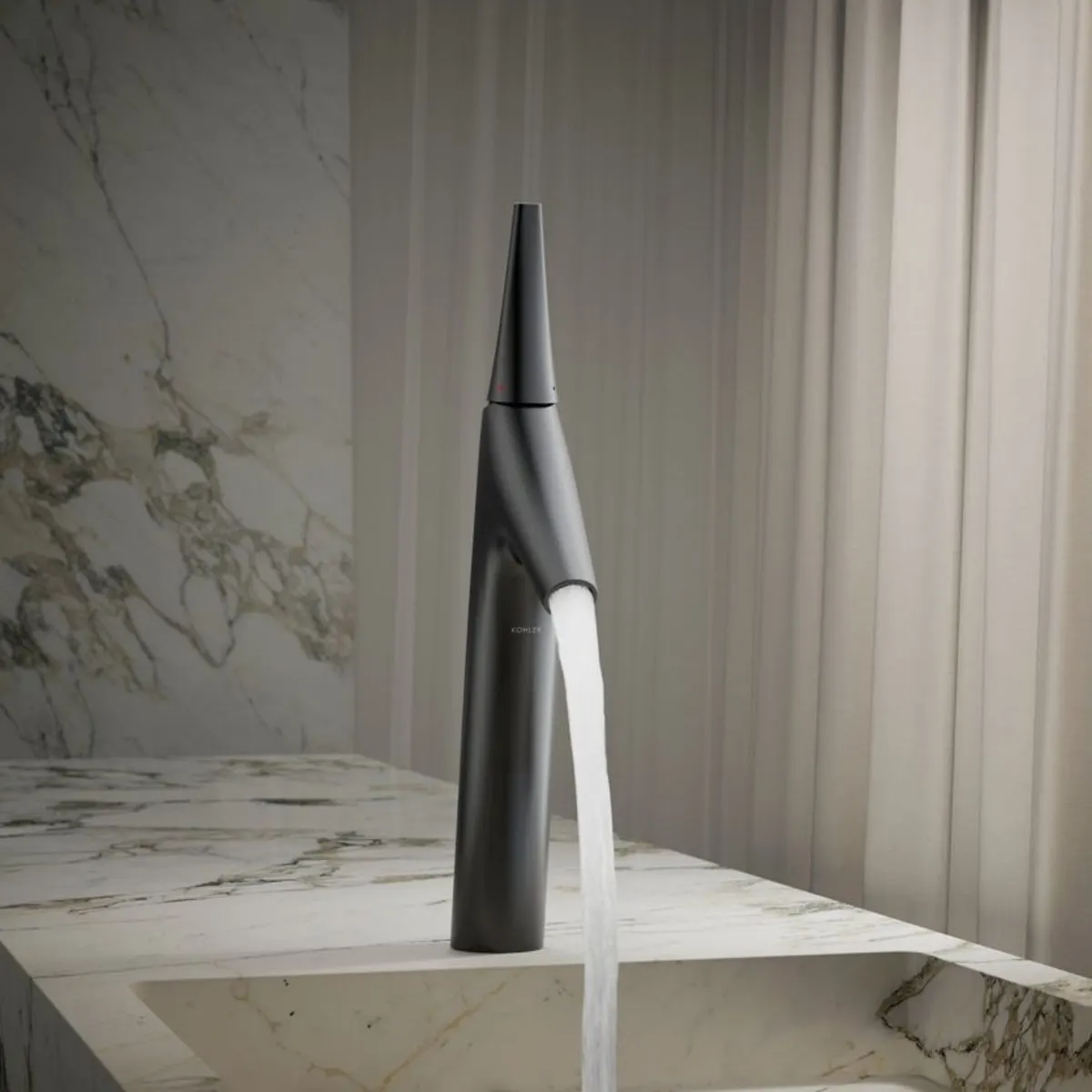 Kohler table mounted tall boy basin mixer vive K-23967IN-4ND-BL 23967IN-4ND-BL Matte Black - image 9