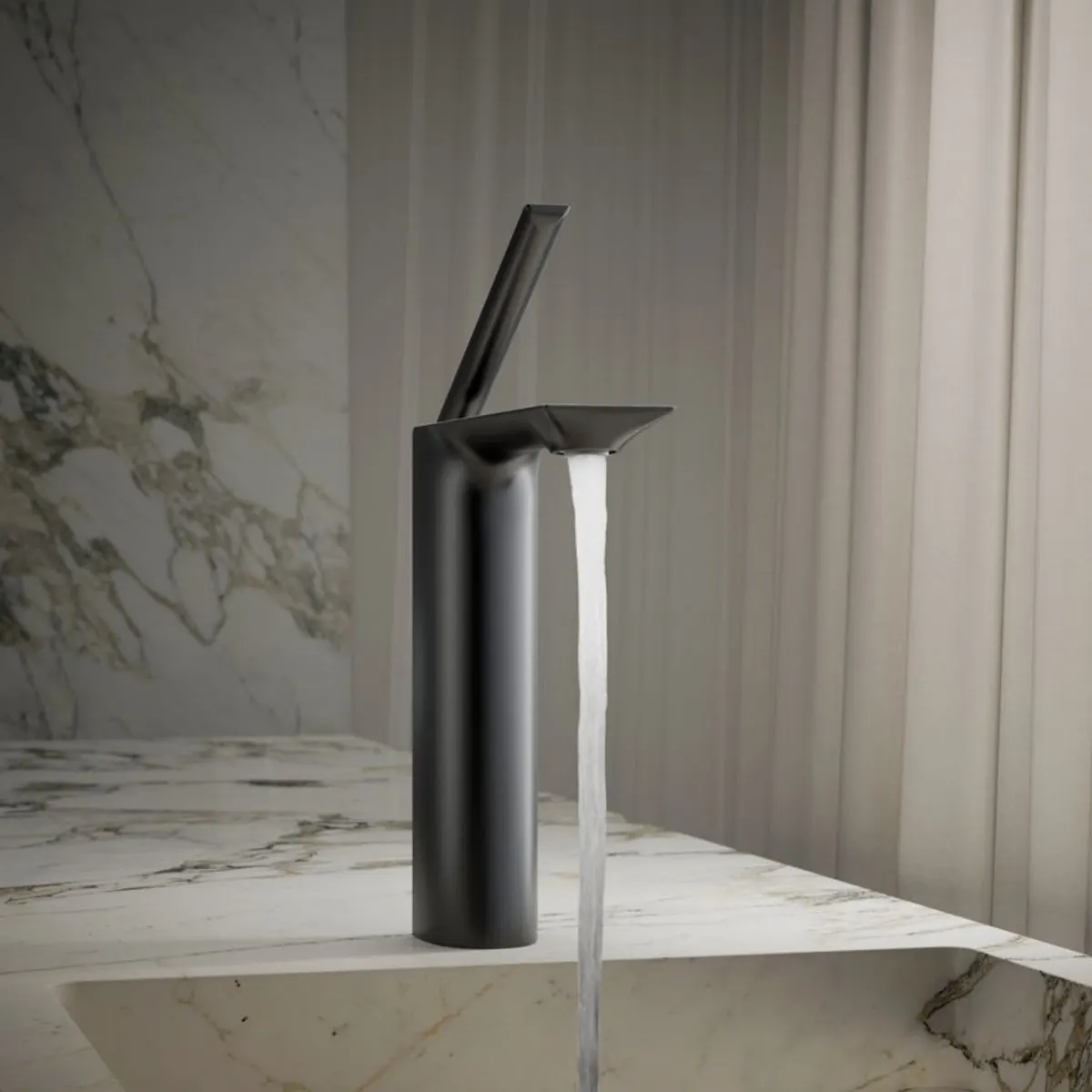 Kohler table mounted tall boy basin mixer modernlife edge K-25758IN-4ND-BL 25758IN-4ND-BL Matte Black - image 9