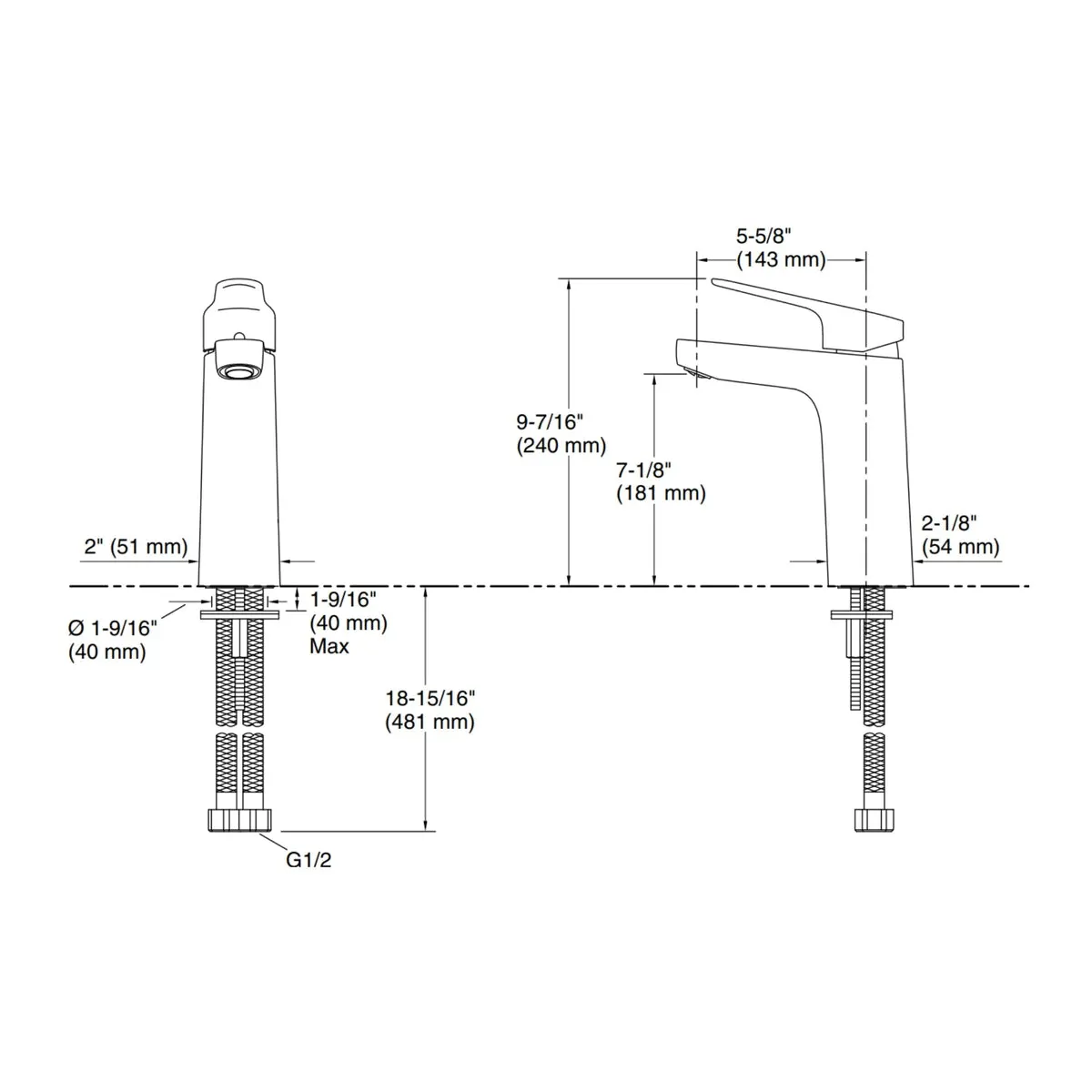 Kohler table mounted tall boy basin mixer accliv K-33063IN-4ND-AF 33063IN-4ND-AF French Gold - image 2