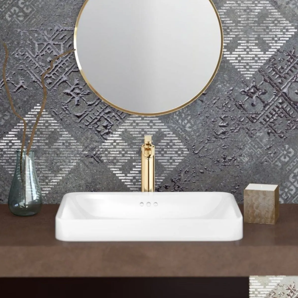 Kohler table mounted tall boy basin mixer aleo plus K-72337IN-4ND-AF 72337IN-4ND-AF French Gold - image 3