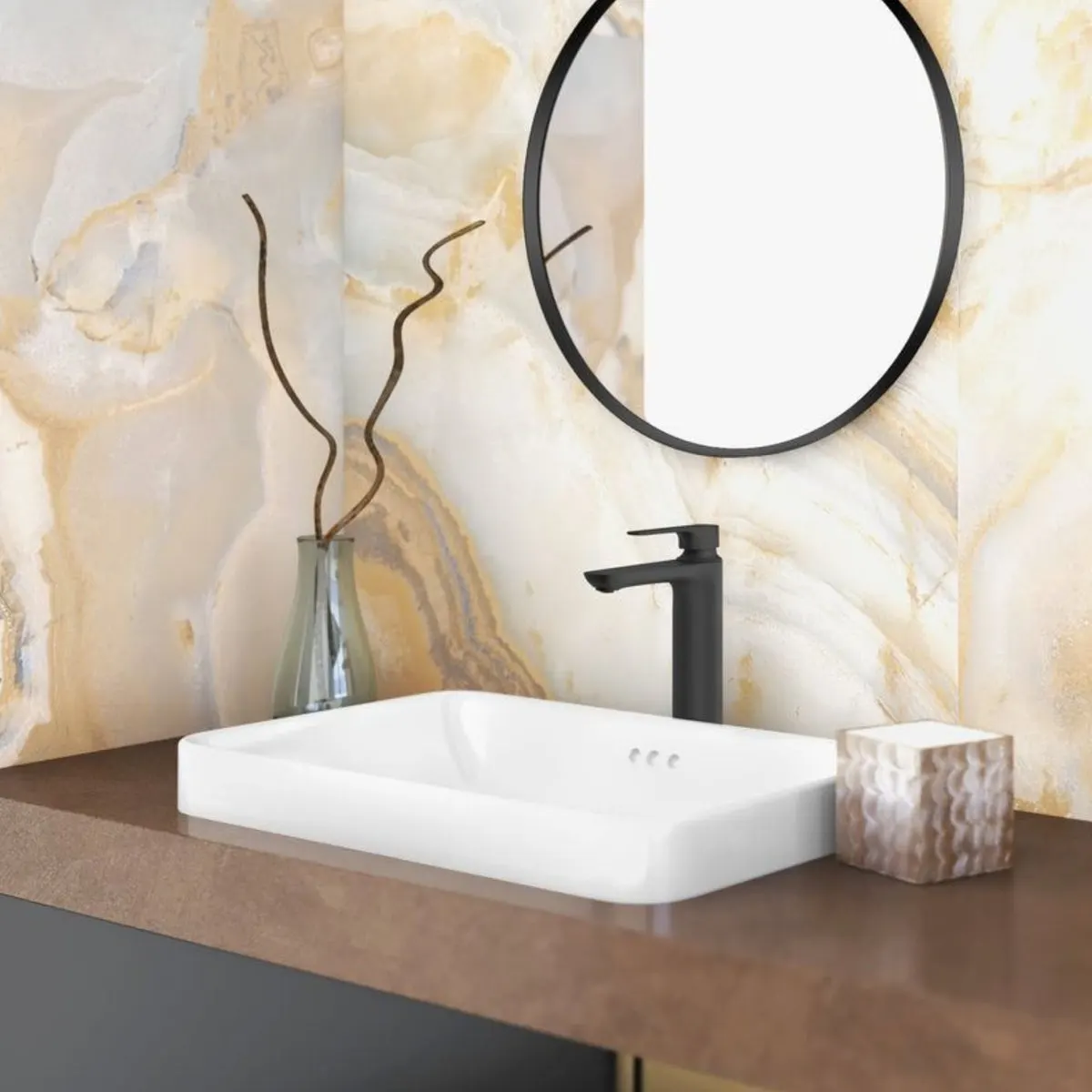 Kohler table mounted tall boy basin mixer aleo plus K-72337IN-4ND-BL 72337IN-4ND-BL Matte Black - image 4