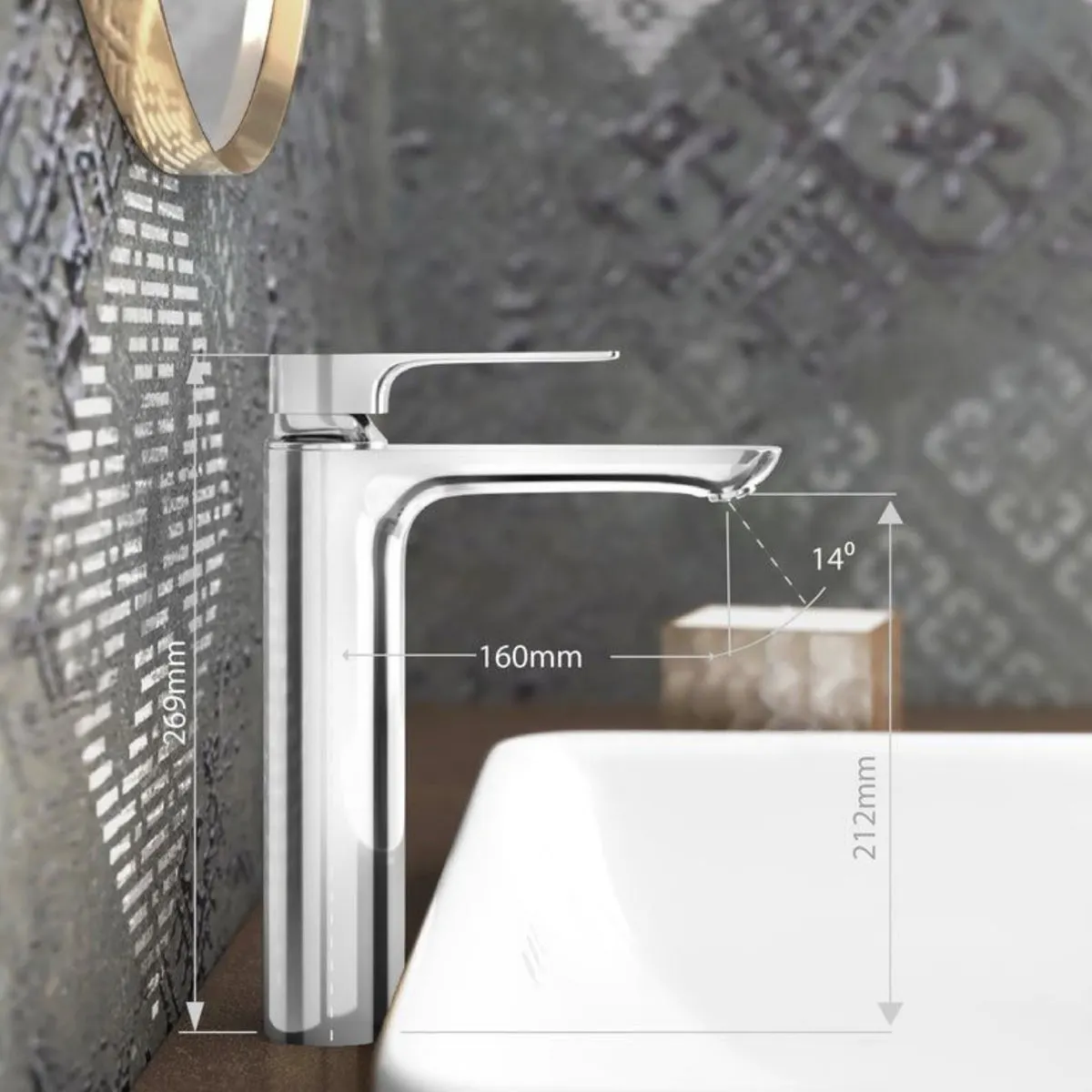 Kohler table mounted tall boy basin mixer aleo plus K-72337IN-4ND-CP 72337IN-4ND-CP Chrome - image 5