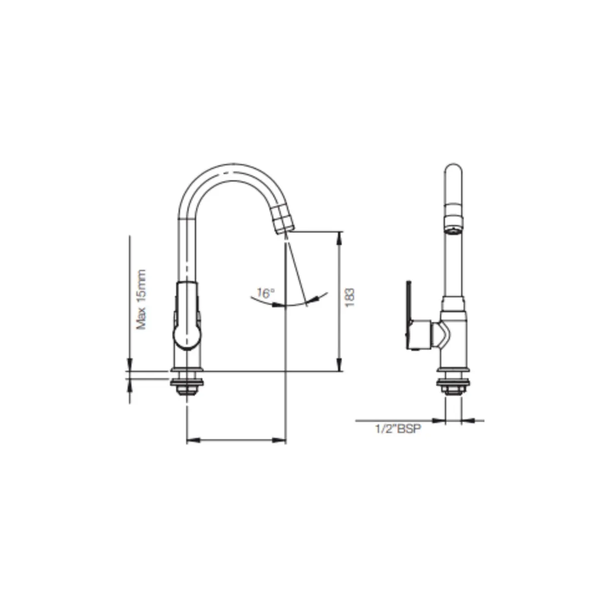 Parryware table mounted regular basin tap crust G3103A1 G3103A1 Chrome - image 2
