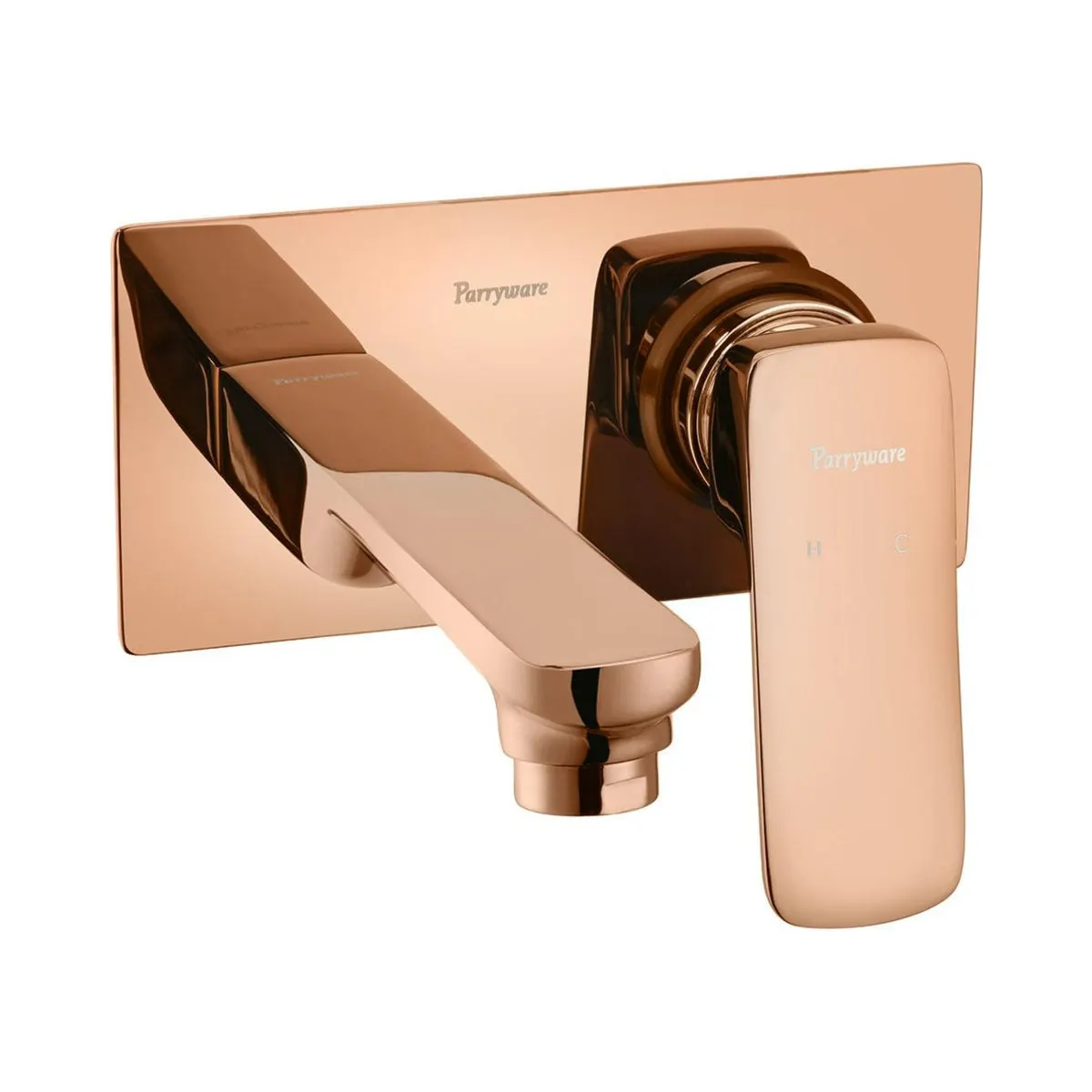 Parryware wall mounted basin mixer quattro T2376A4 T2376A4 Rose Gold - image 1