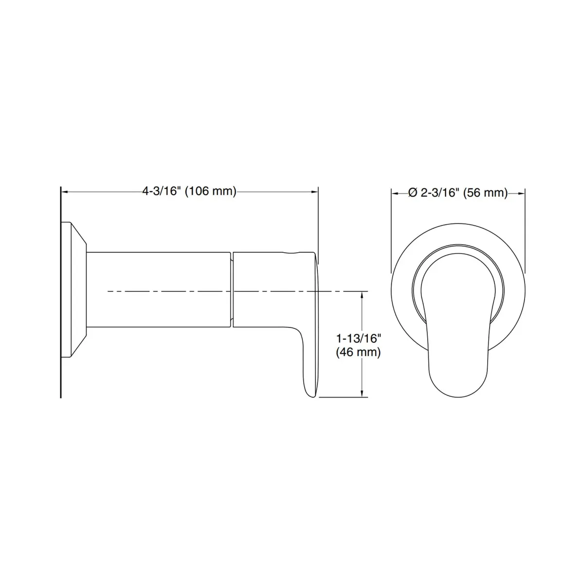 Kohler basin area stop valve july 16087IN-4-CP 16087IN-4-CP Chrome - image 2