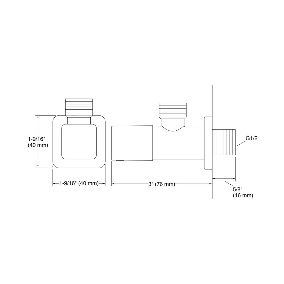 Kohler basin area angle valve complementary 80158IN-9-BV 80158IN-9-BV Brushed Bronze - image 2