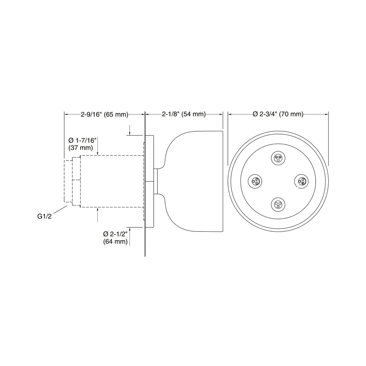Kohler single flow body shower statement 26299IN-BL 26299IN-BL Black Matt - image 2