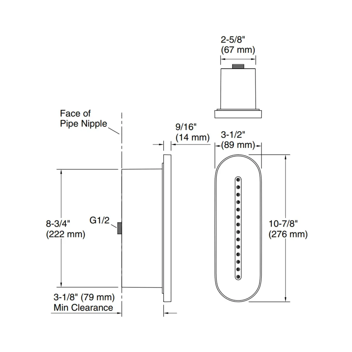 Kohler single flow body shower statement 26300IN-BL 26300IN-BL Black Matt - image 2