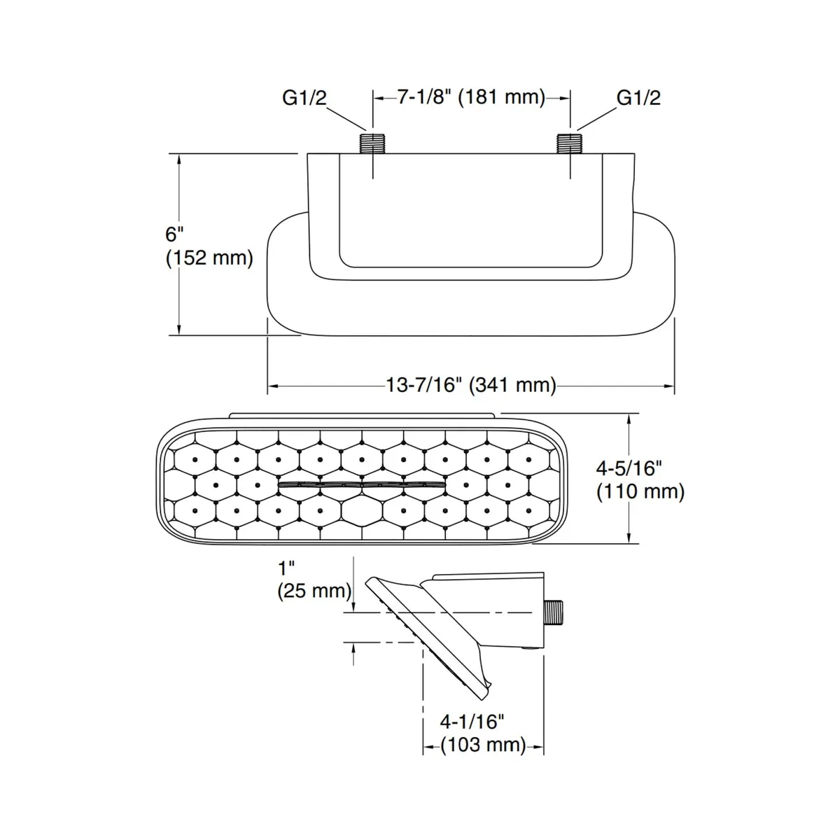 Kohler multi flow shoulder shower radiance 34099IN-CP 34099IN-CP Chrome - image 3
