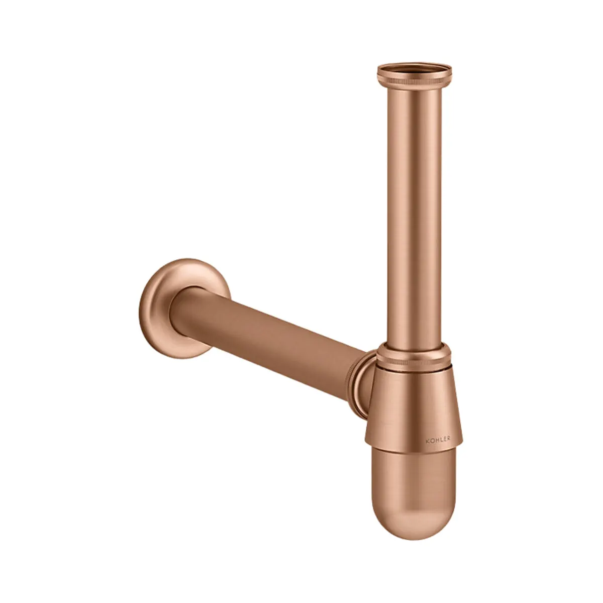 Kohler 12 inch bottle trap complementary K-7314IN-BRD 7314IN-BRD Brushed Rose Gold - image 1