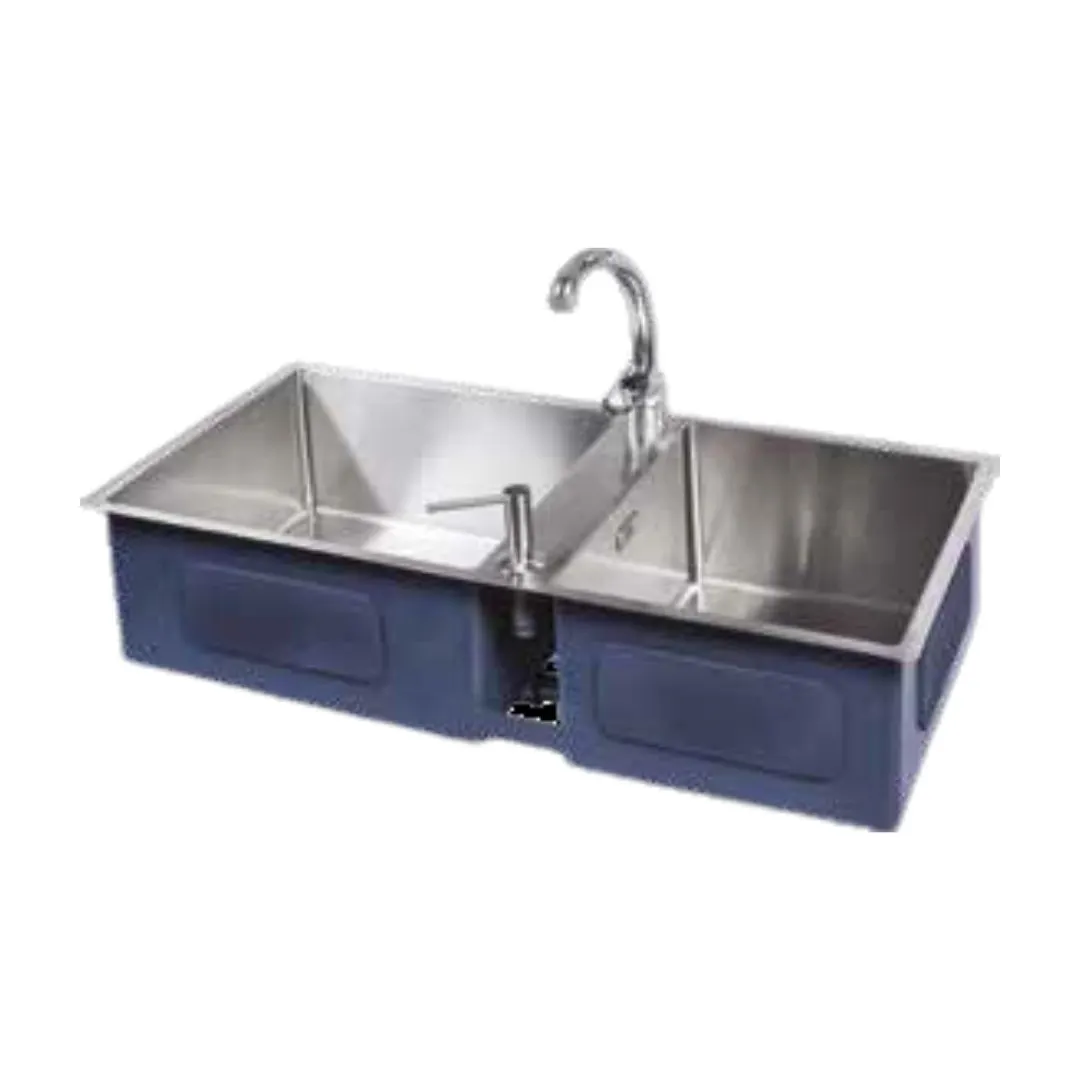 Franke stainless steel sink box deluxe box deluxe bxx 220 120 34 ( 36 x 18 inches ) BXX-220-120-34 Satin - image 1