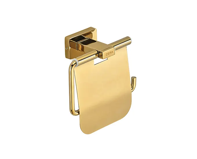 Cera Bold Toilet Roll Holder F5013110FG F5013110FG French Gold - image 1