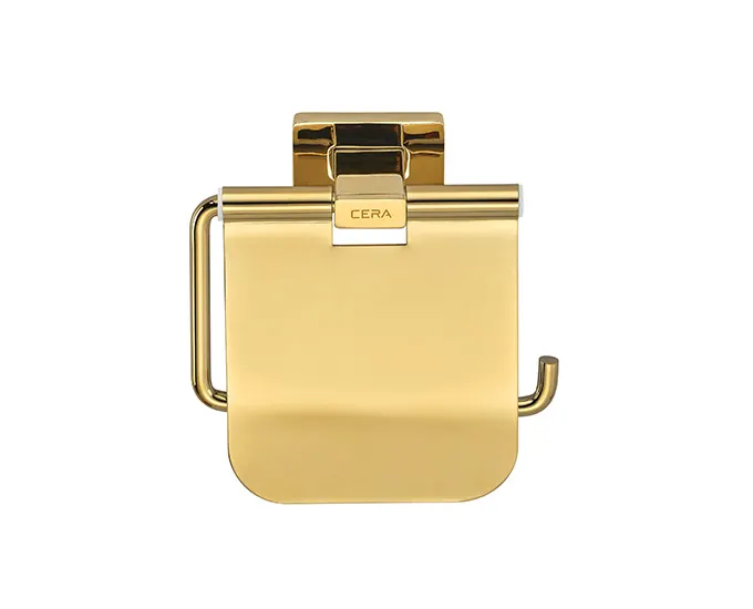 Cera Bold Toilet Roll Holder F5013110FG F5013110FG French Gold - image 2
