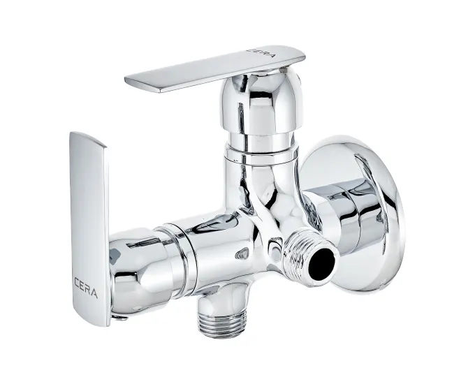 Cera Titanium 2 Way Angle Valve for Basin F1003211 F1003211 Chrome - image 1