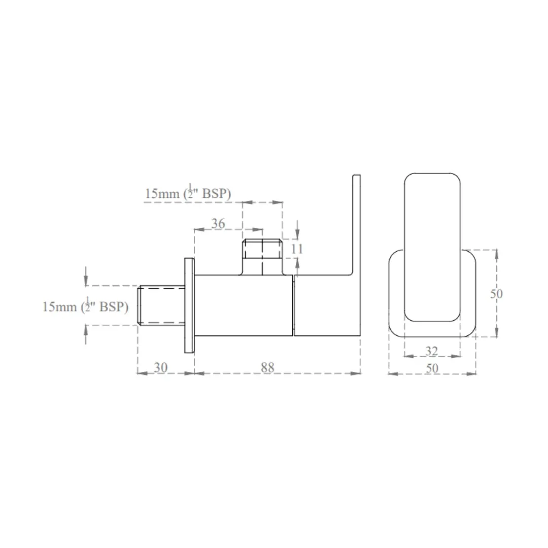 Cera basin area angle valve ruby F1005201FG F1005201FG French Gold - image 2