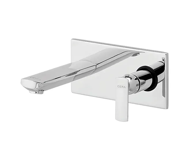 Cera Titanium Basin Mixer, Wall Mounted F1003653 F1003653 Chrome - image 1