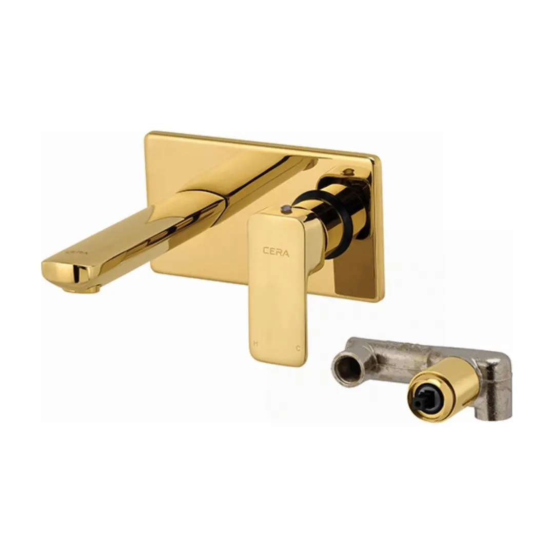 Cera wall mounted basin mixer ruby F1005473FG F1005473FG French Gold - image 2