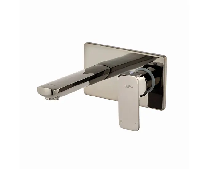 Cera Ruby Basin Mixer, Wall Mounted F1005473GG F1005473GG Graphite Grey - image 1
