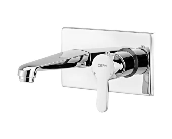 Cera Victor Basin Mixer, Wall Mounted F1015473 F1015473 Chrome - image 1