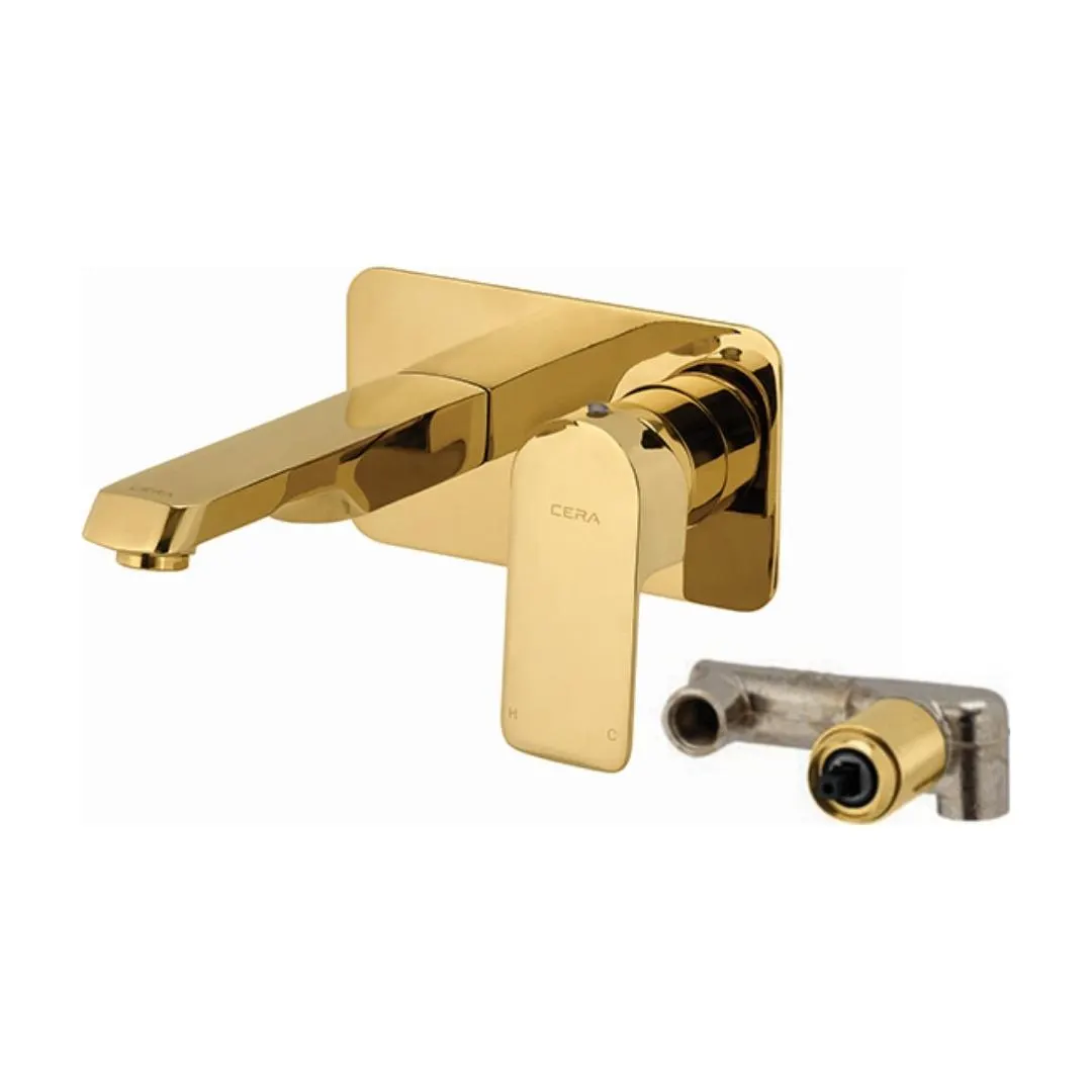 Cera wall mounted basin mixer chelsea F1016473FG F1016473FG French Gold - image 2