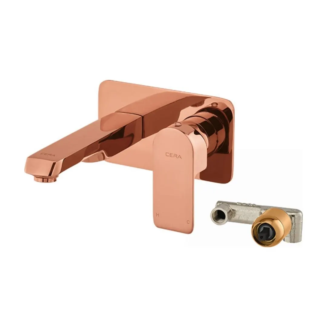 Cera wall mounted basin mixer chelsea F1016473RG F1016473RG Rose Gold - image 2