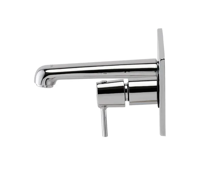 Cera Ripple Basin Mixer, Wall Mounted F1017653 F1017653 Chrome - image 2