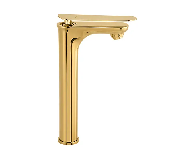 Cera Brooklyn Basin Mixer, Tall Boy, Table Mounted F1018452FG F1018452FG French Gold - image 2