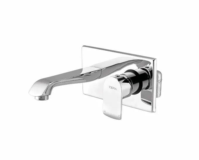 Cera Chromo Basin Mixer, Wall Mounted F1019473 F1019473 Chrome - image 1