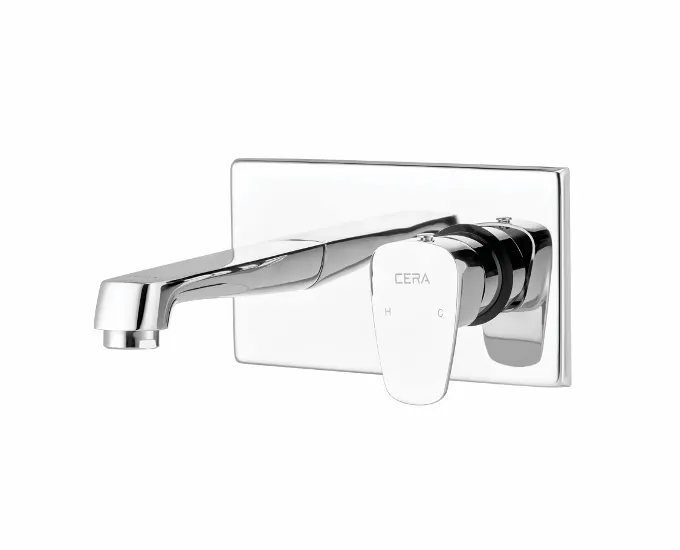 Cera Vine Basin Mixer, Wall Mounted F1020473 F1020473 Chrome - image 1