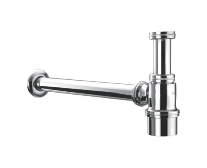 Cera Ultra Bottle Trap, 12 in F8060406 F8060406 Chrome - image 1