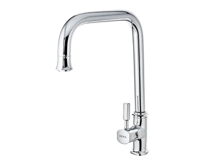 Cera Gayle Kitchen Sink Tap, Table Mounted, Swinging Spout F1014311 F1014311 Chrome - image 3