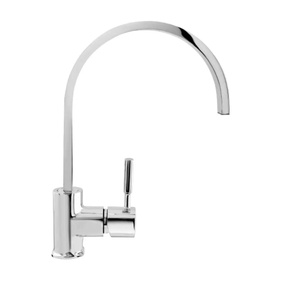 Cera table mounted regular kitchen sink mixer gayle F1014551 with swinging spout in chrome finish F1014551 Standard - image 2