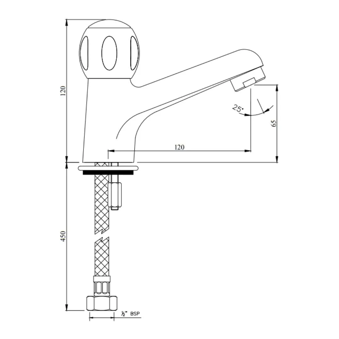 Jaquar table mounted regular basin tap Clarion CQT-CHR-23021 Chrome - image 2